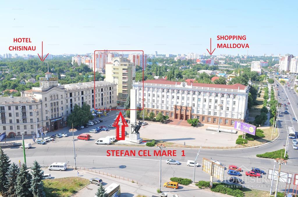 Homeservice Apartments On Stefan Cel Mare Boulevard Chisinau Exterior photo